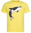 Мужская футболка Косатка малюнок Лимонный фото