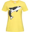 Женская футболка Косатка малюнок Лимонный Женская футболка Косатка малюнок Лимонный фото