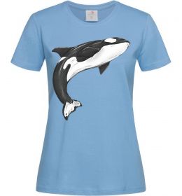 Женская футболка Косатка малюнок Женская футболка Косатка малюнок