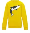 Детский Свитшот Косатка малюнок Солнечно желтый фото