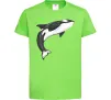 Детская футболка Косатка малюнок Лаймовый фото