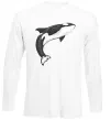 Лонгслив Косатка малюнок Белый Лонгслив Косатка малюнок Белый фото