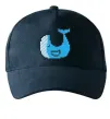 Кепка Кит в пікселях Темно-синій фото