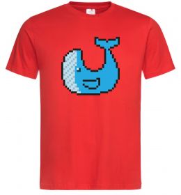 Мужская футболка Кит в пікселях Мужская футболка Кит в пікселях