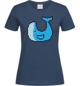 Жіноча футболка Кит в пікселях