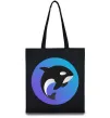 Эко-сумка Косатка в колі Черный Эко-сумка Косатка в колі Черный фото