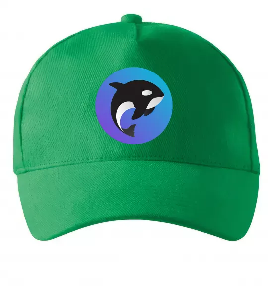 Кепка Косатка в колі Зелений фото