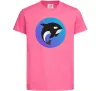 Детская футболка Косатка в колі Ярко-розовый фото