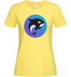 Жіноча футболка Косатка в колі Лимонний фото