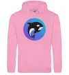 Мужская толстовка (худи) Косатка в колі Розовый фото