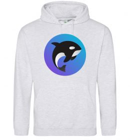 Мужская толстовка (худи) Косатка в колі