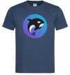 Чоловіча футболка Косатка в колі Темно-синій Чоловіча футболка Косатка в колі Темно-синій фото