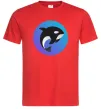 Чоловіча футболка Косатка в колі Червоний Чоловіча футболка Косатка в колі Червоний фото