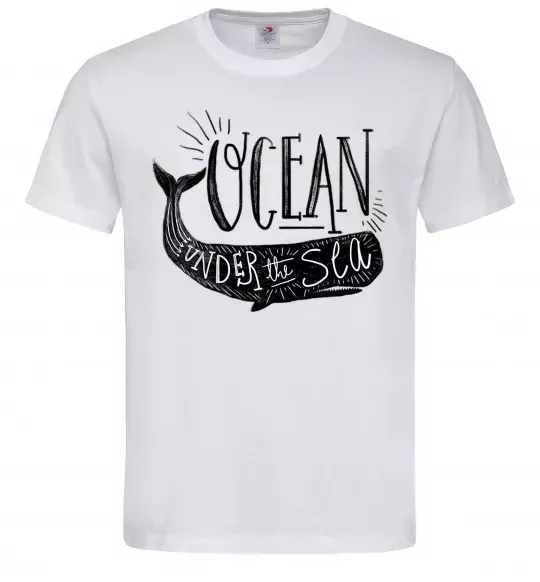 Чоловіча футболка Under the sea Білий фото