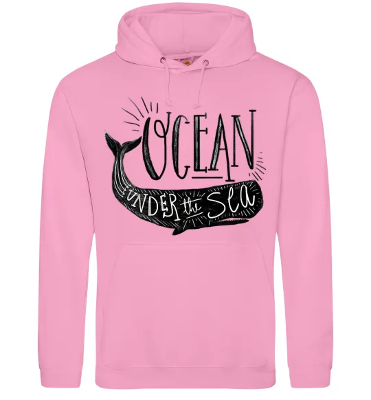 Женская толстовка (худи) Under the sea Розовый фото
