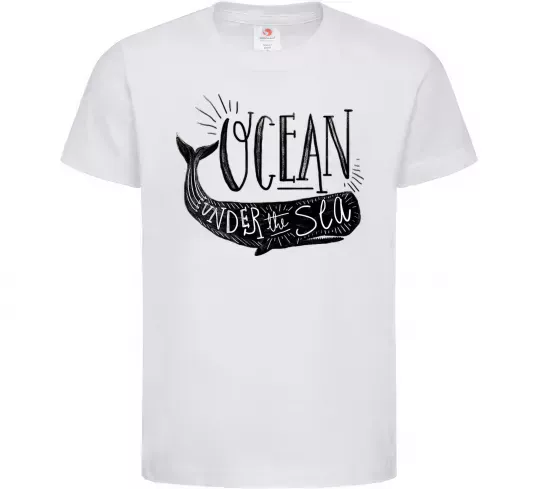 Дитяча футболка Under the sea Білий фото