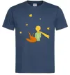 Чоловіча футболка Маленький принц Темно-синій фото