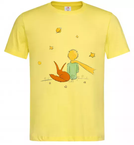 Чоловіча футболка Маленький принц Лимонний фото