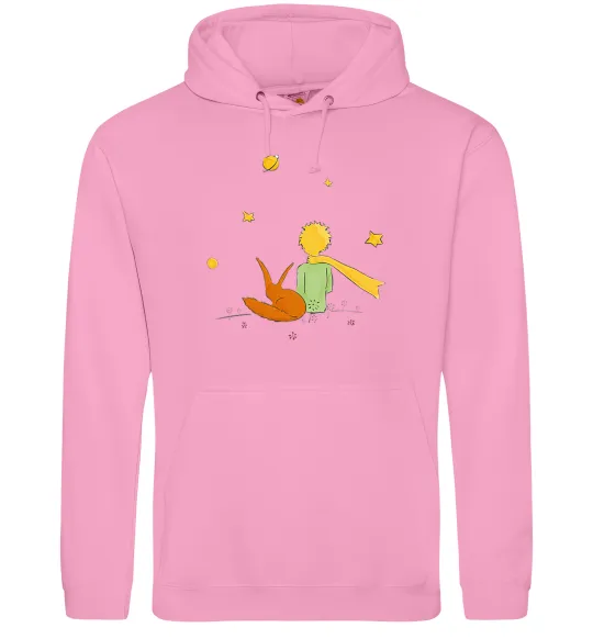 Мужская толстовка (худи) Маленький принц Розовый фото