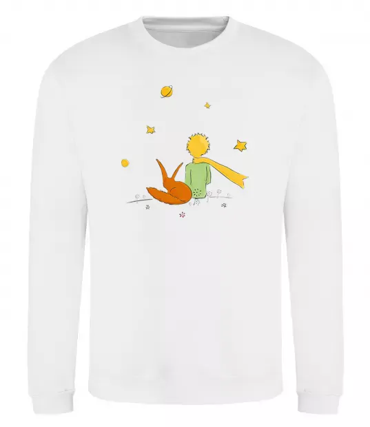 Світшот Маленький принц Білий фото