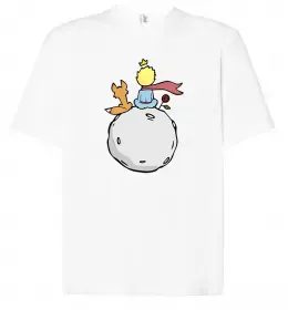 Футболка Оверсайз Маленький принц Белый фото