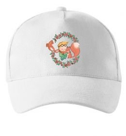 Кепка Маленький принц та лисиця в квітах