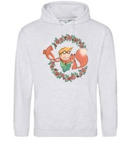 Женская толстовка (худи) Маленький принц та лисиця в квітах