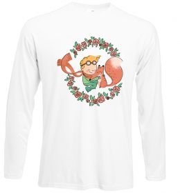 Лонгслів Маленький принц та лисиця в квітах