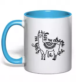 Чашка з кольоровою ручкою