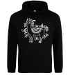 Женская толстовка (худи) Save the drama for your lama black Черный фото