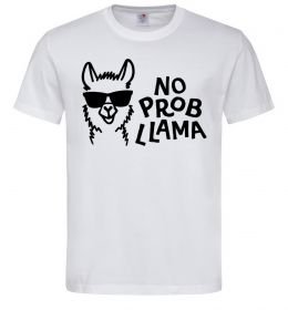 Мужская футболка No probllama