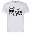 Мужская футболка No probllama Белый фото