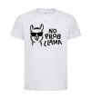 Детская футболка No probllama Белый фото