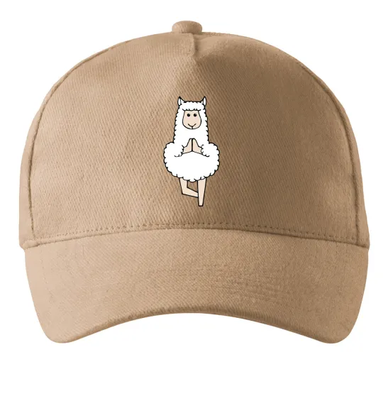 Кепка Лама йога Пісочний фото