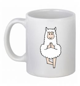 Чашка керамічна Лама йога Чашка керамічна Лама йога