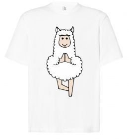 Футболка Оверсайз Лама йога