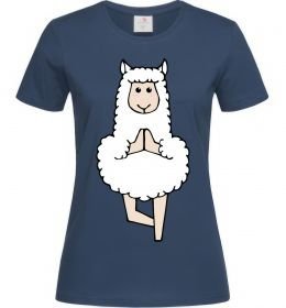 Жіноча футболка Лама йога