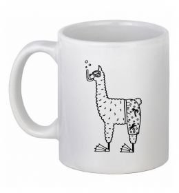 Чашка керамическая Лама дайвер