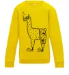 Детский Свитшот Лама дайвер Солнечно желтый Детский Свитшот Лама дайвер Солнечно желтый фото