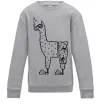 Детский Свитшот Лама дайвер Серый меланж Детский Свитшот Лама дайвер Серый меланж фото