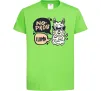 Детская футболка No prob llama in glasses Лаймовый Детская футболка No prob llama in glasses Лаймовый фото