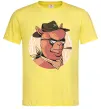 Мужская футболка Лама шериф Лимонный фото