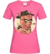 Жіноча футболка Лама шериф Яскраво-рожевий фото
