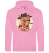 Чоловіча толстовка (худі) Лама шериф Рожевий фото