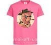 Детская футболка Лама шериф Ярко-розовый фото