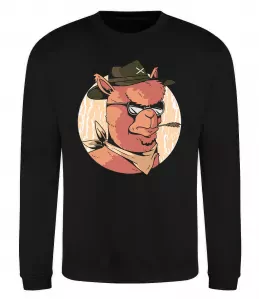 Свитшот Лама закохана Серый меланж фото