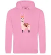 Мужская толстовка (худи) Рожева лама Розовый фото