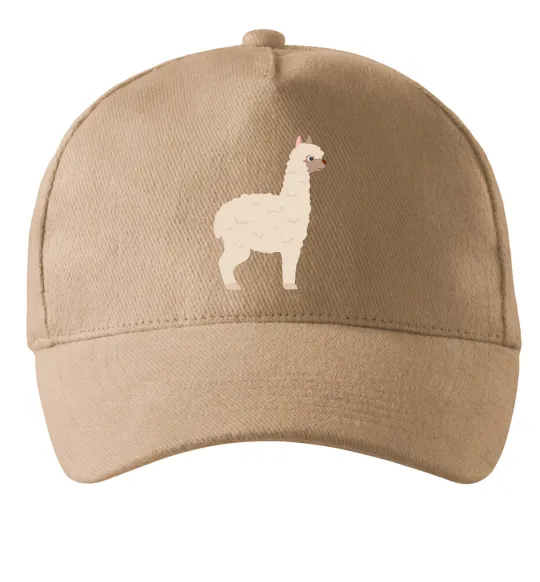 Кепка Світла лама Песочный фото