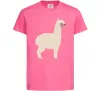 Дитяча футболка Світла лама Яскраво-рожевий Дитяча футболка Світла лама Яскраво-рожевий фото