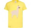 Дитяча футболка Світла лама Лимонний Дитяча футболка Світла лама Лимонний фото